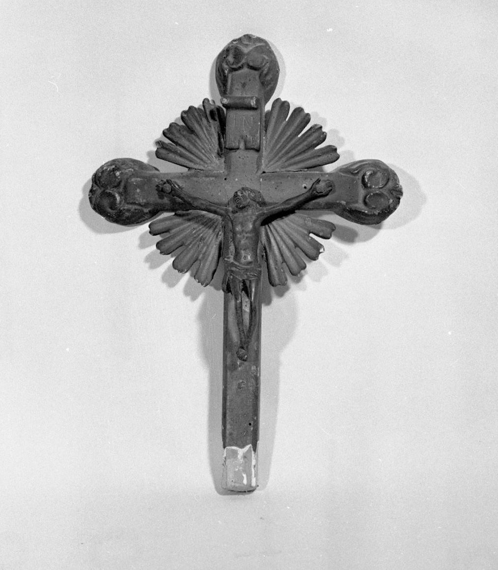 Cristo crocifisso (croce, frammento) - bottega toscana (sec. XVIII)