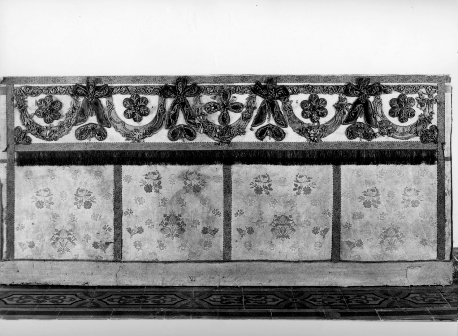 paliotto - a pannello piano - manifattura italiana (sec. XIX)