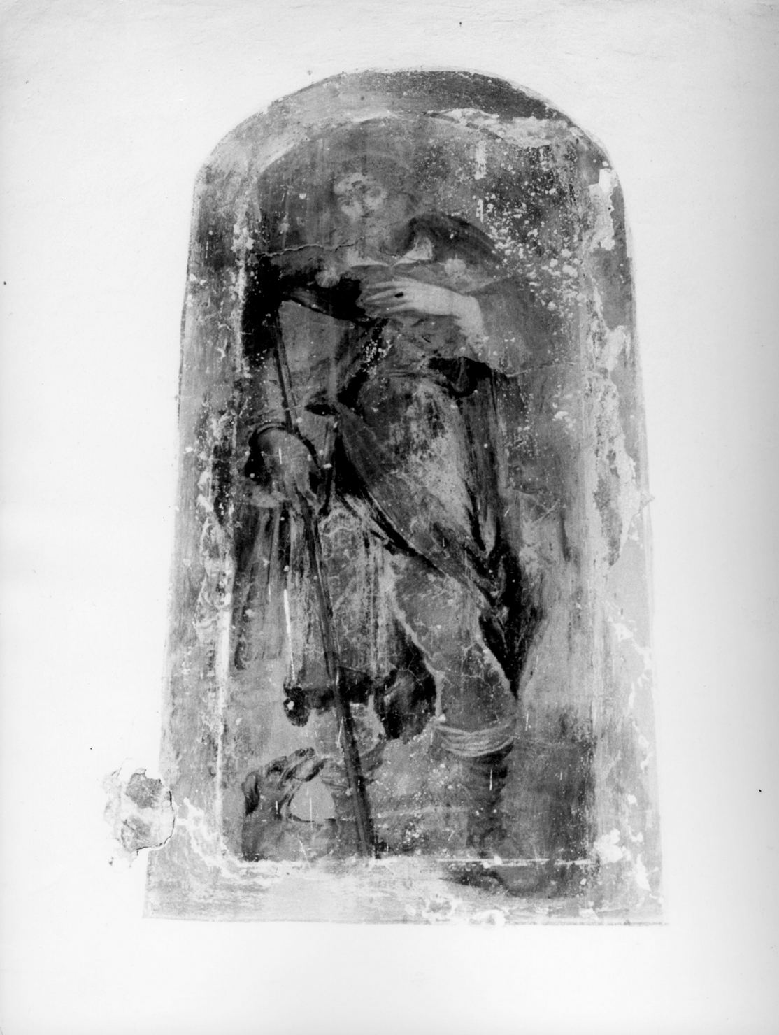 San Rocco (dipinto, elemento d'insieme) di Nasini Francesco (sec. XVII)