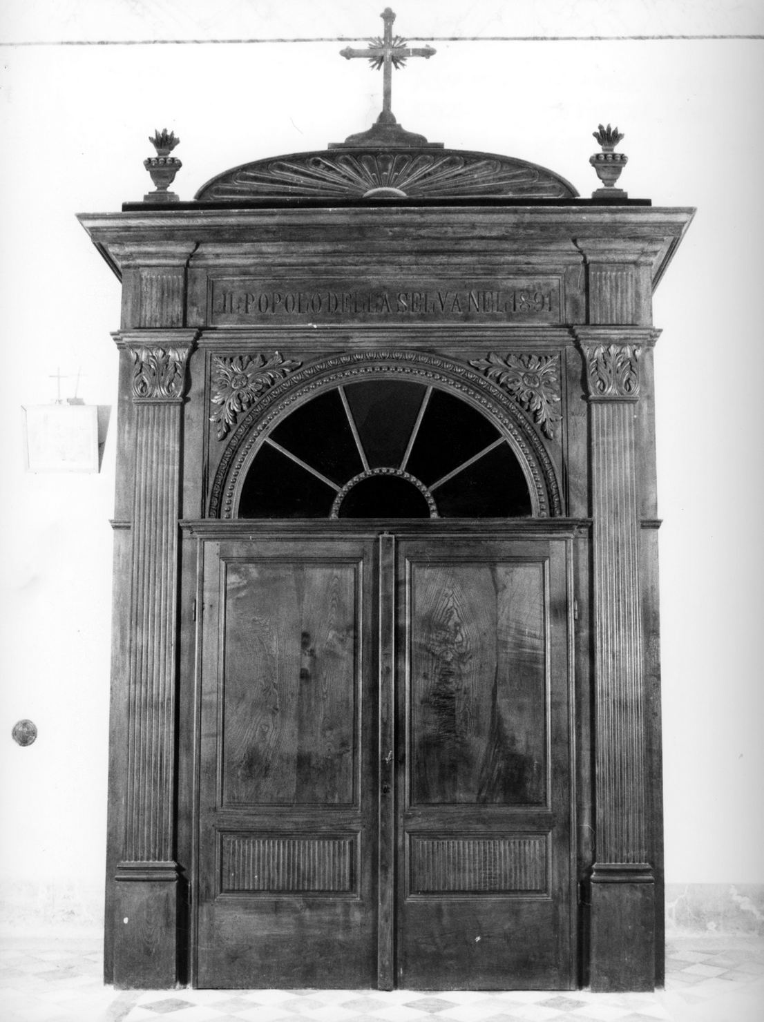 bussola d'ingresso - bottega toscana (sec. XIX)