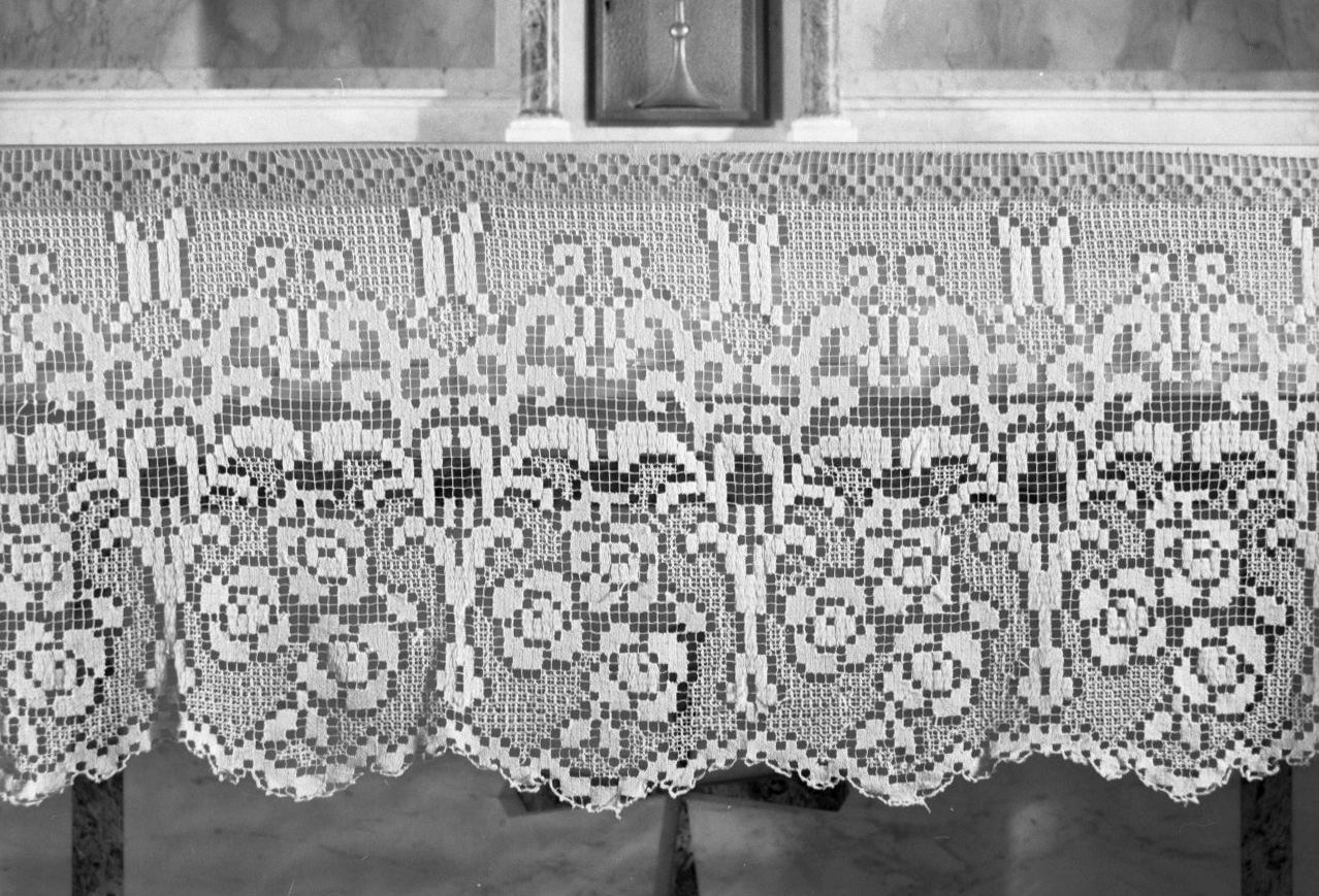 tovaglia d'altare - manifattura italiana (secc. XIX/ XX)