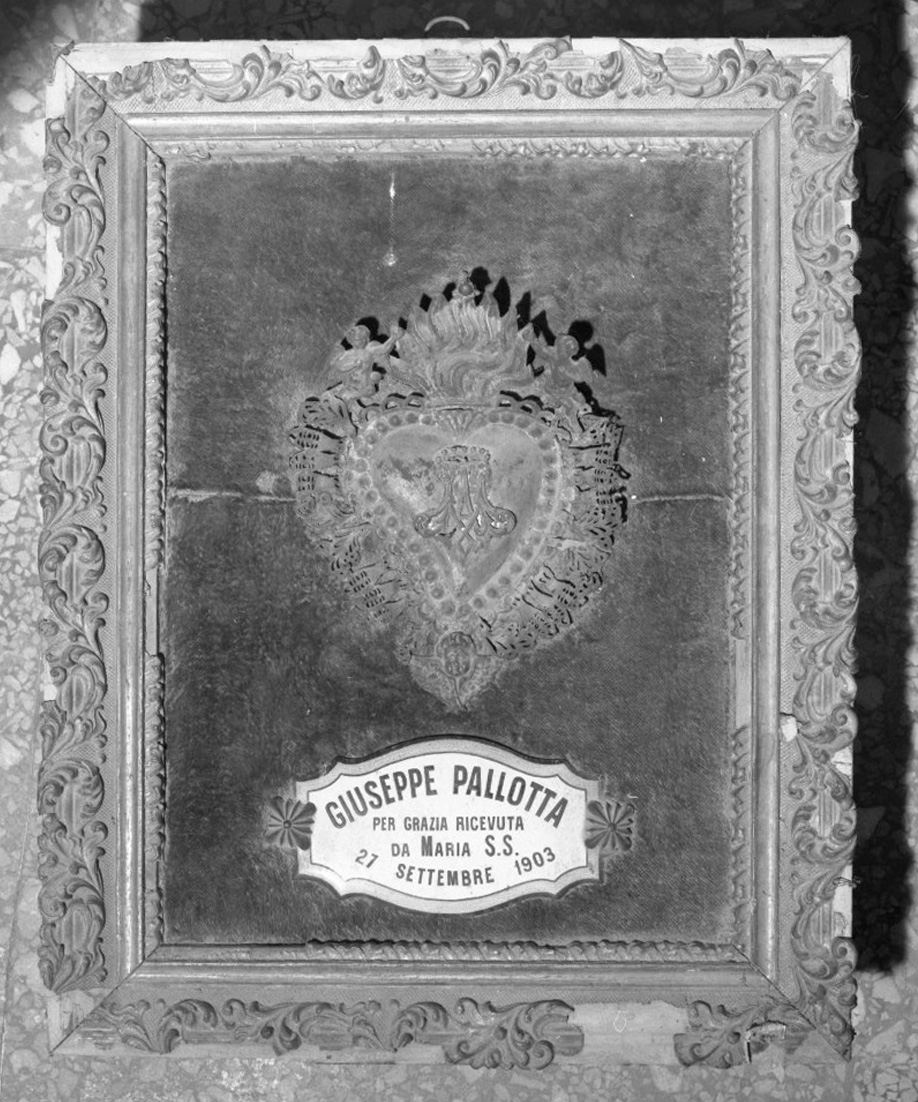 ex voto - bottega toscana (sec. XX)