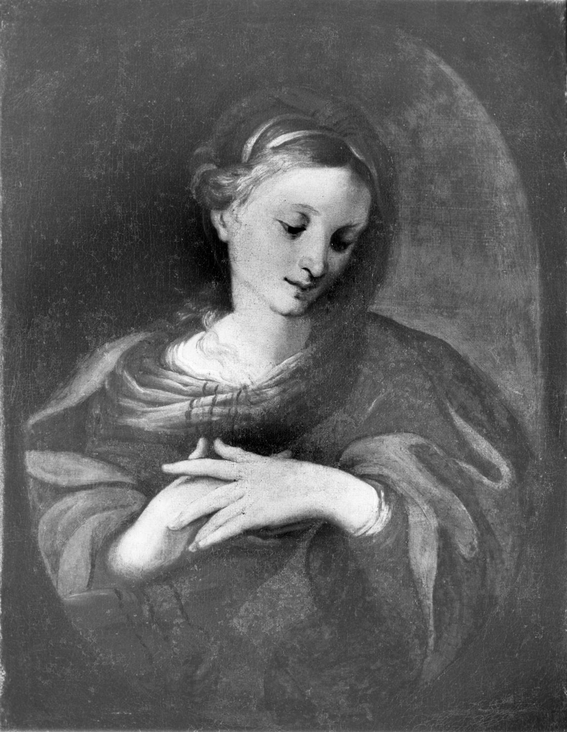 Maria Vergine (dipinto) di Nasini Giuseppe Nicola (attribuito) (secc. XVII/ XVIII)