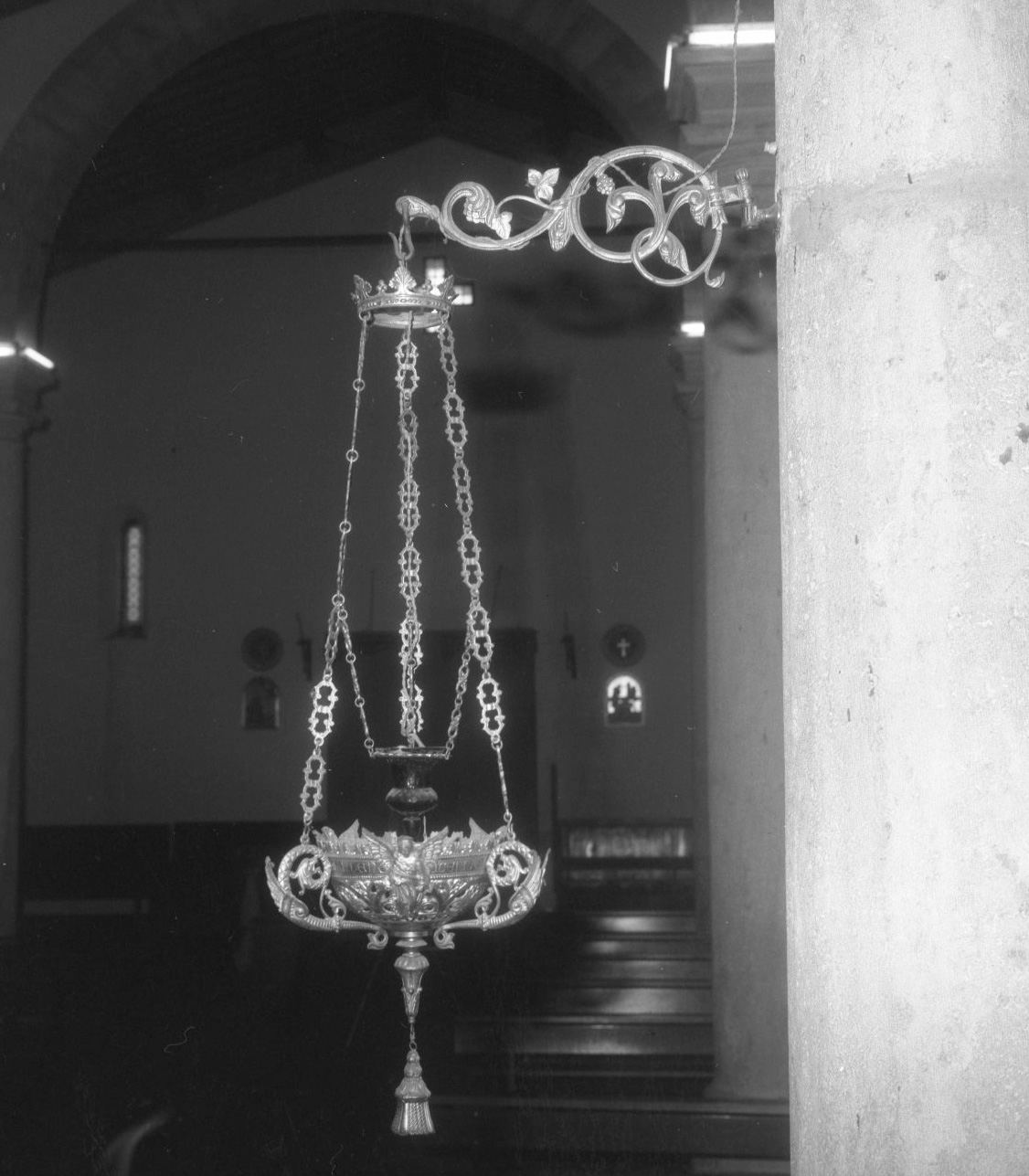 lampada pensile - bottega toscana (sec. XIX)