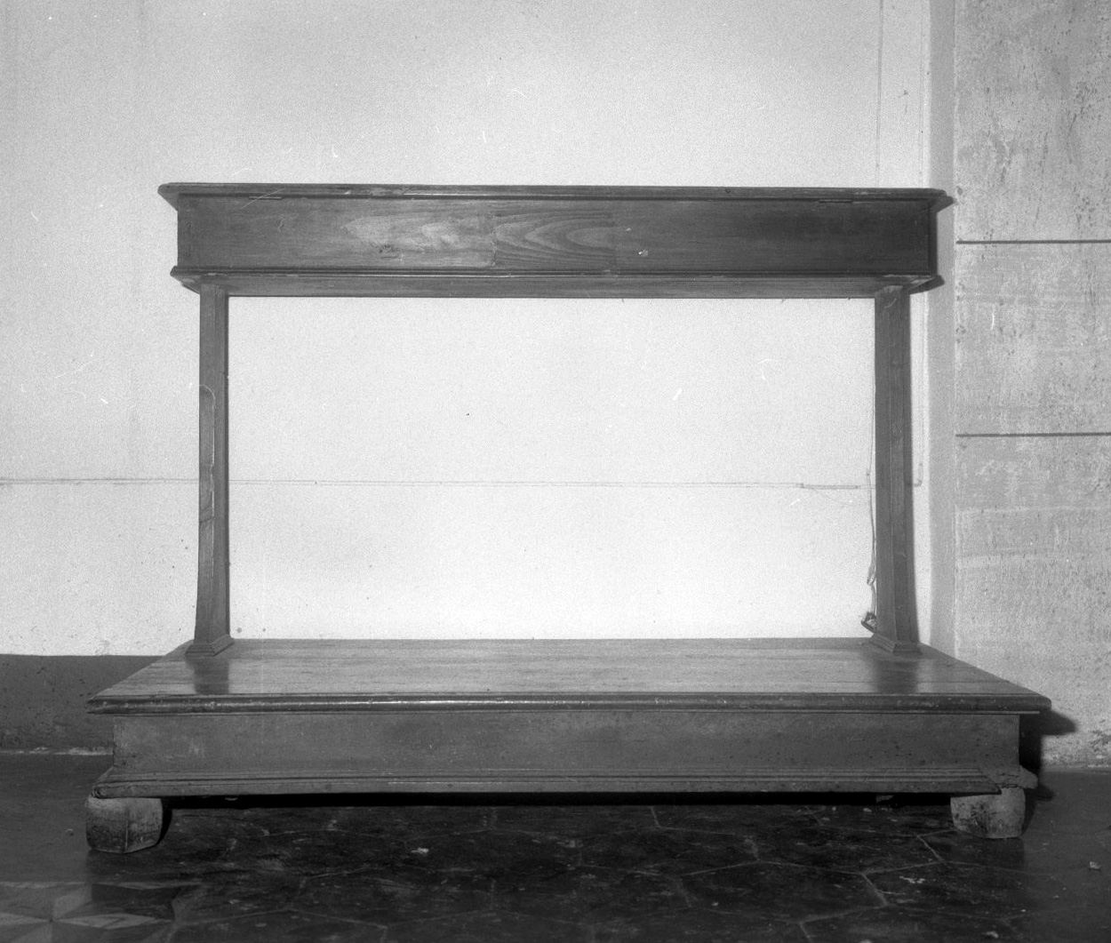 inginocchiatoio - bottega toscana (secc. XIX/ XX)
