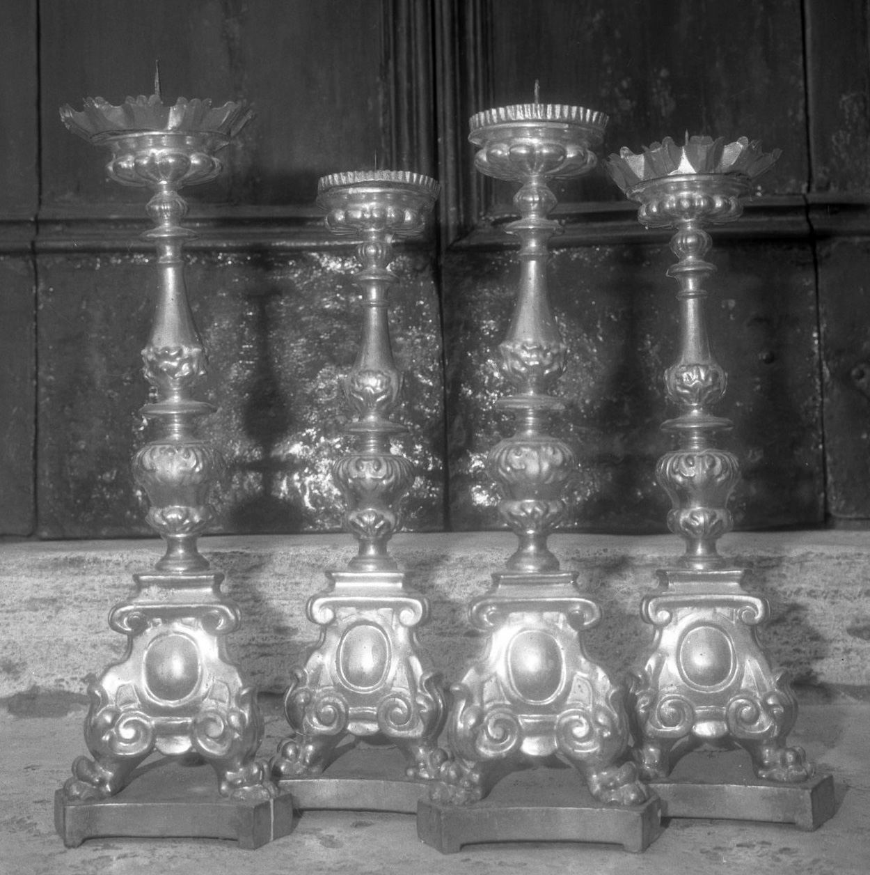 candelabro, serie - bottega toscana (sec. XVIII)