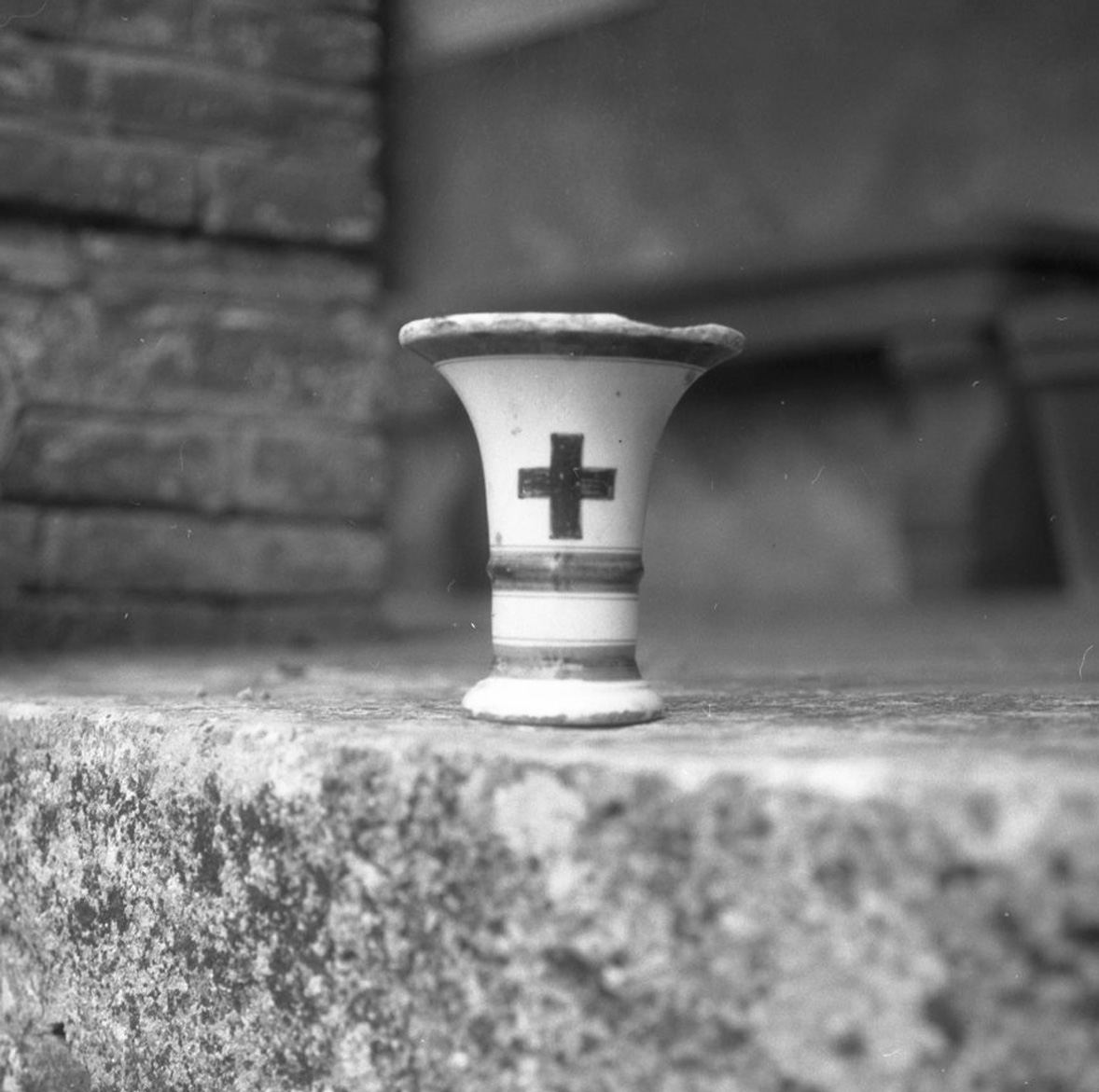 vaso - manifattura senese (sec. XIX)