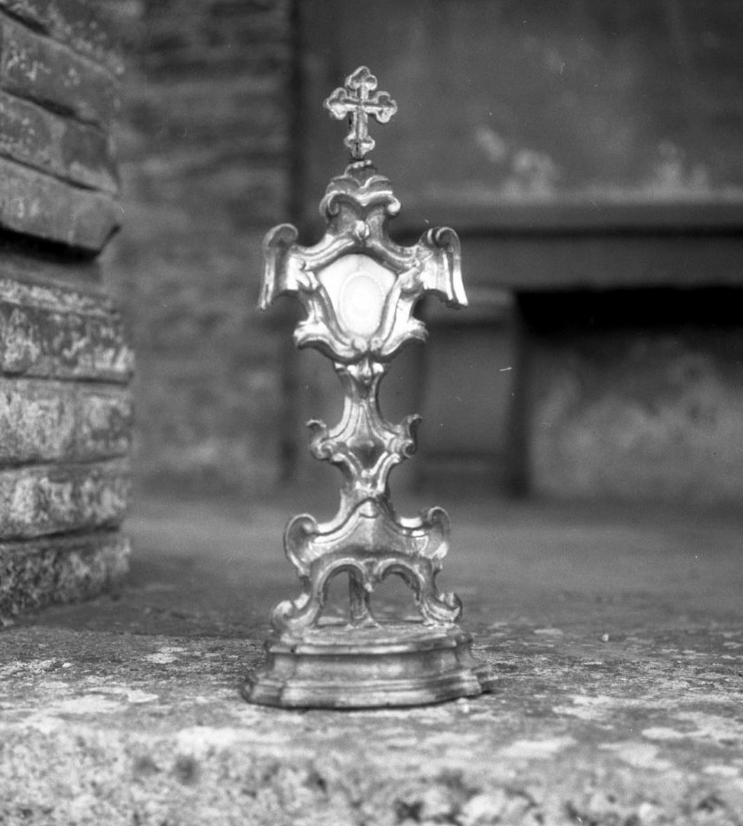reliquiario - a ostensorio - bottega toscana (sec. XVIII)