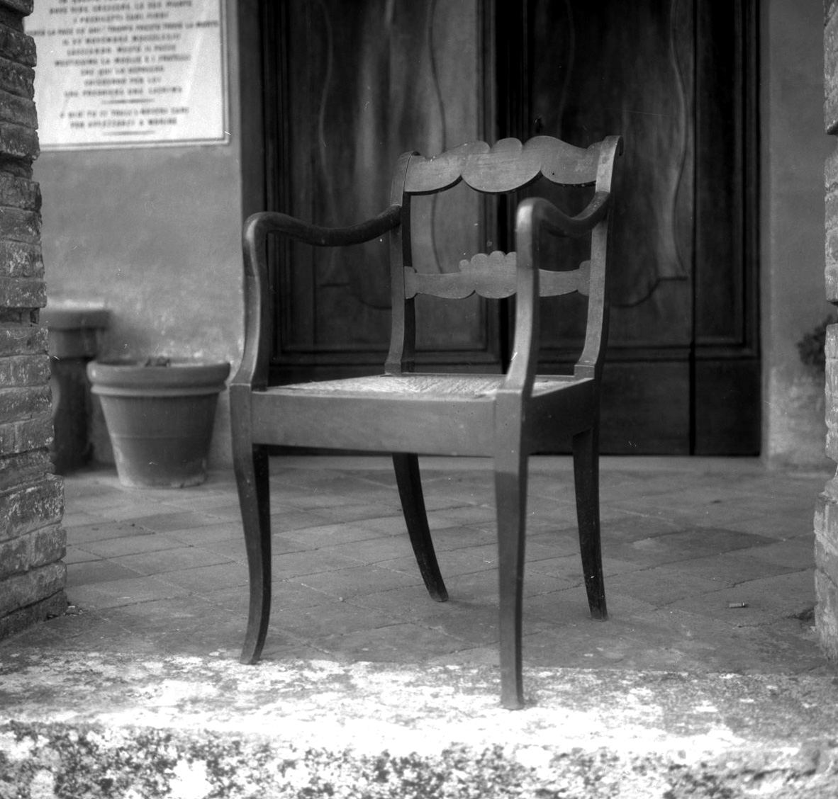 sedia - bottega toscana (sec. XVIII)