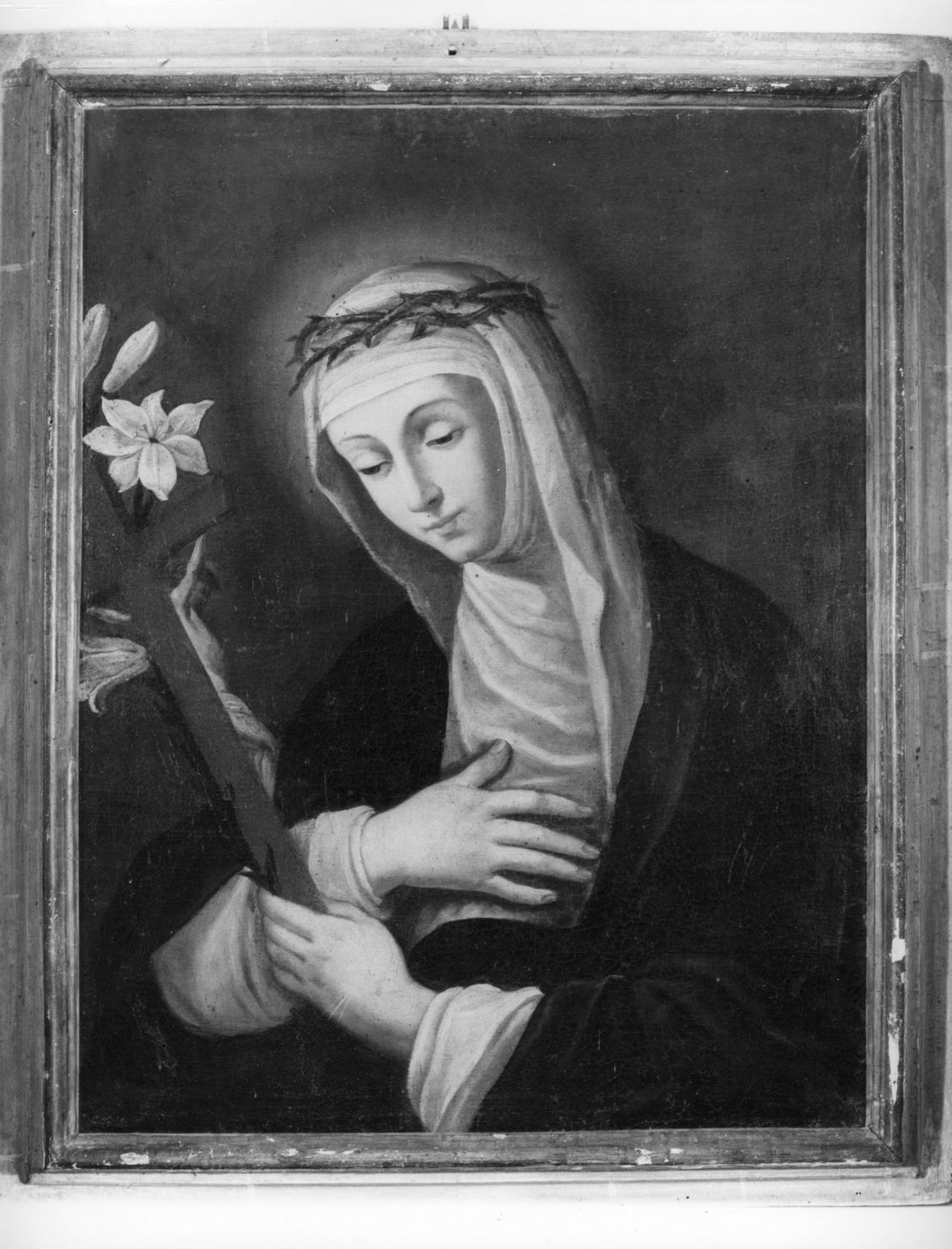 Santa Caterina da Siena (dipinto) - ambito senese (prima metà sec. XVII)