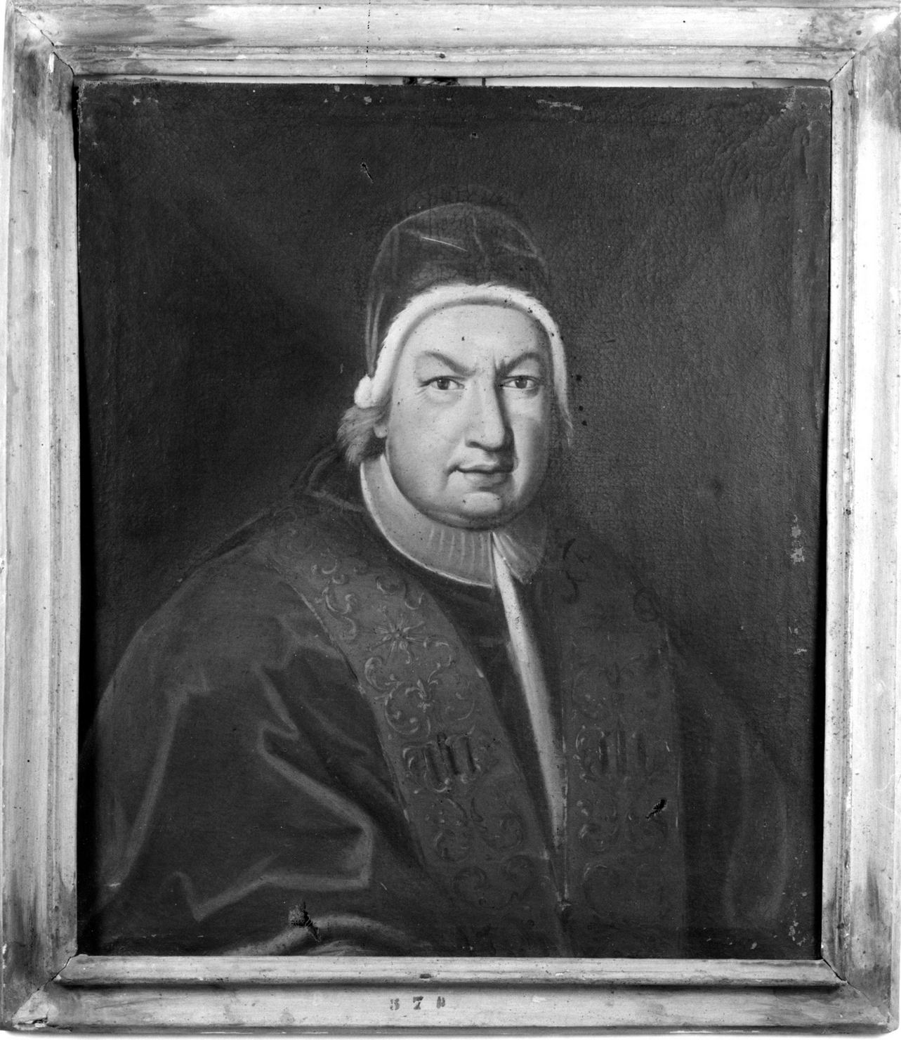 ritratto di papa (dipinto) - ambito senese (prima metà sec. XVIII)