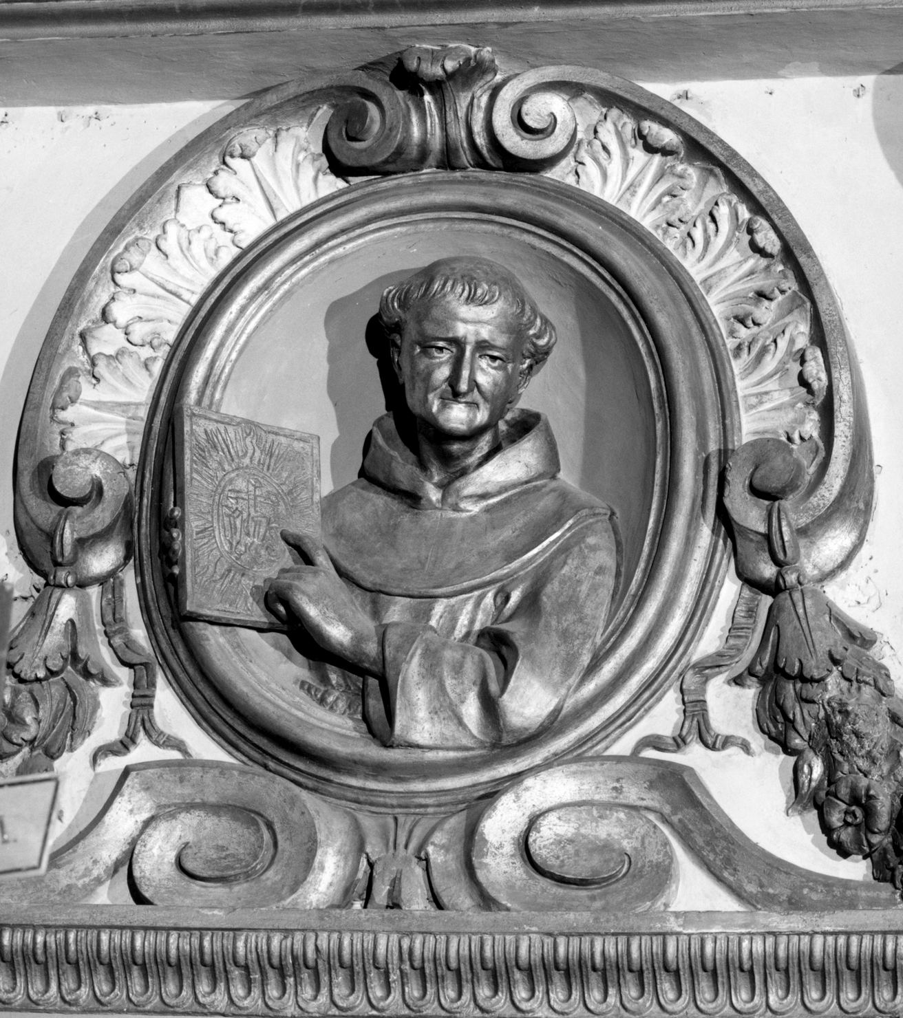 San Bernardino da Siena (busto) - bottega senese (sec. XVII)