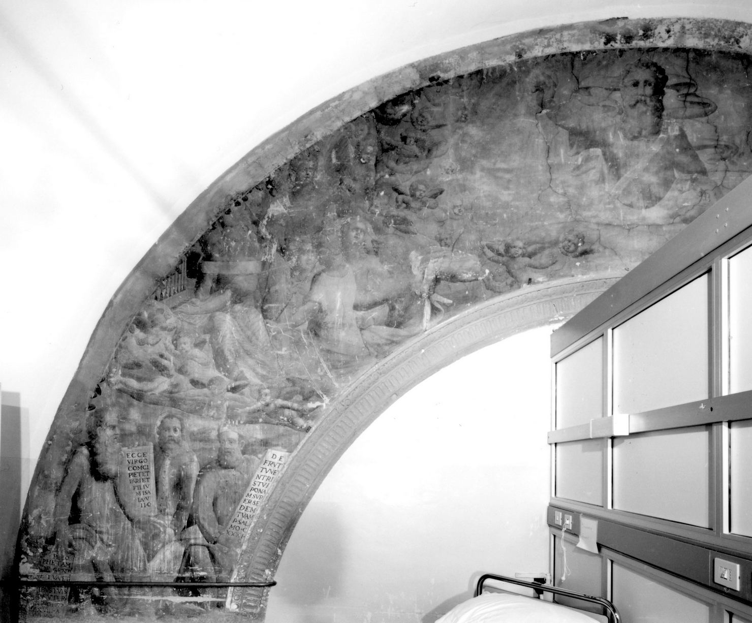 Dio Padre adorato dagli angeli (dipinto) - ambito senese (prima metà sec. XVI)