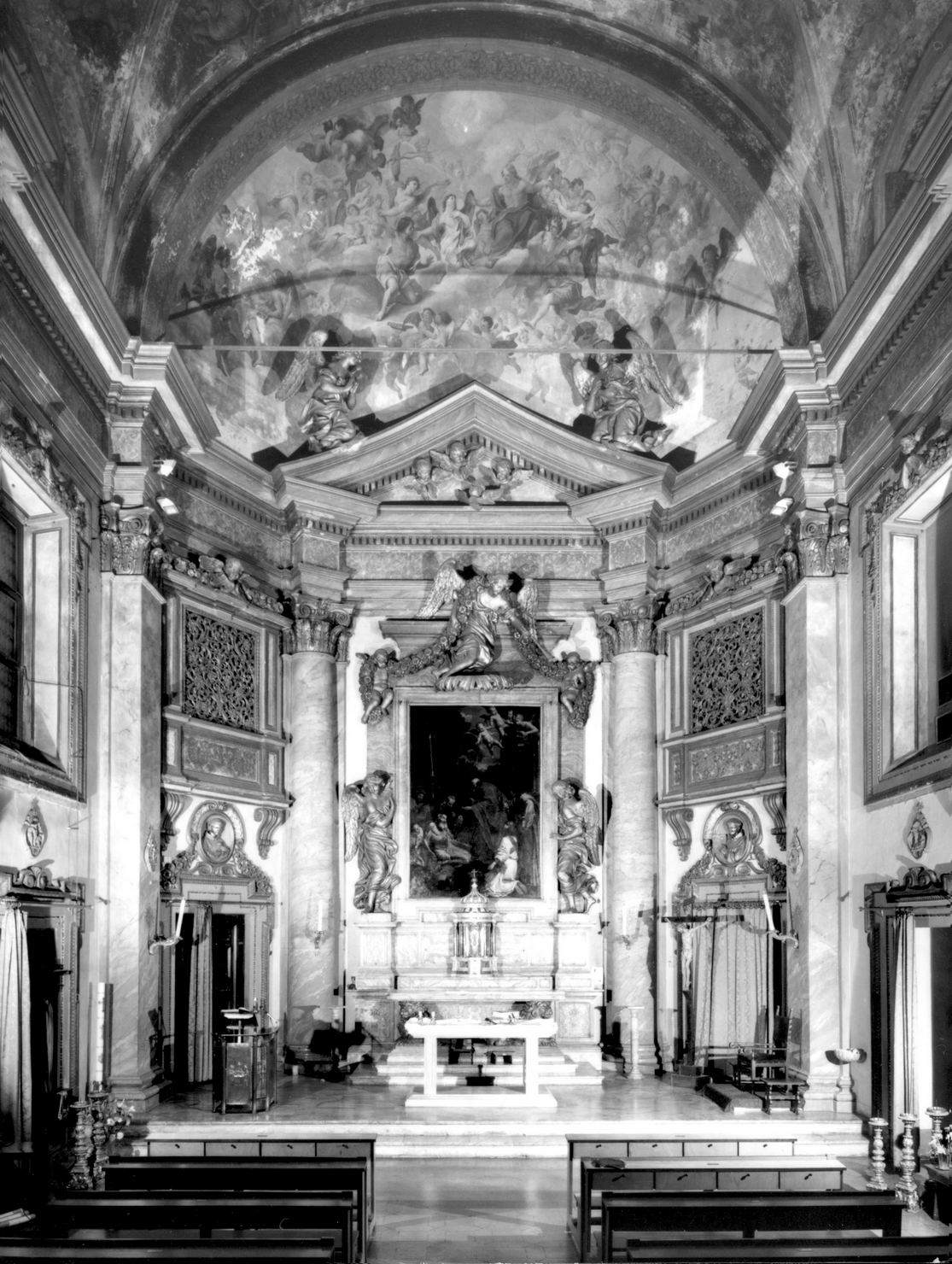 altare maggiore - bottega senese (sec. XVII)
