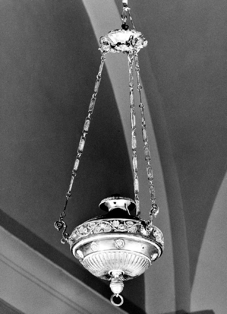 lampada pensile - bottega toscana (sec. XIX)