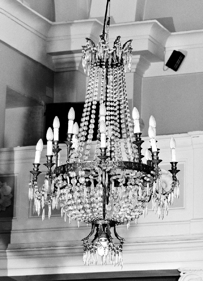 lampadario - bottega toscana (sec. XX)