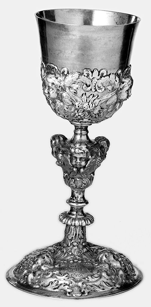 calice - bottega senese (sec. XVII)