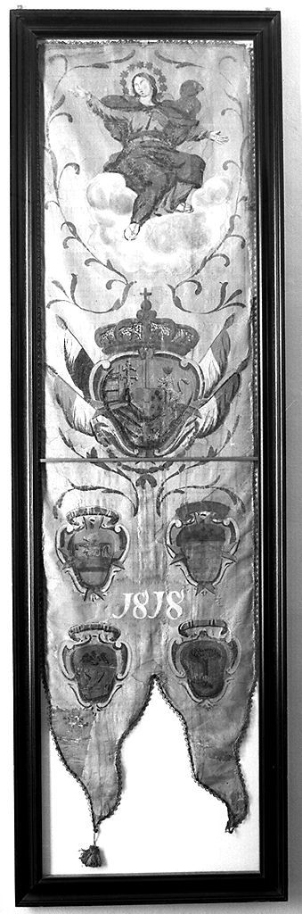 Madonna Assunta (palio) - ambito senese (sec. XIX)