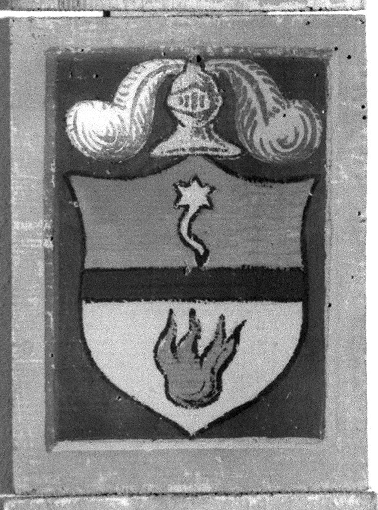 stemma gentilizio della famiglia Bindi (dipinto) - ambito senese (secc. XIX/ XX)