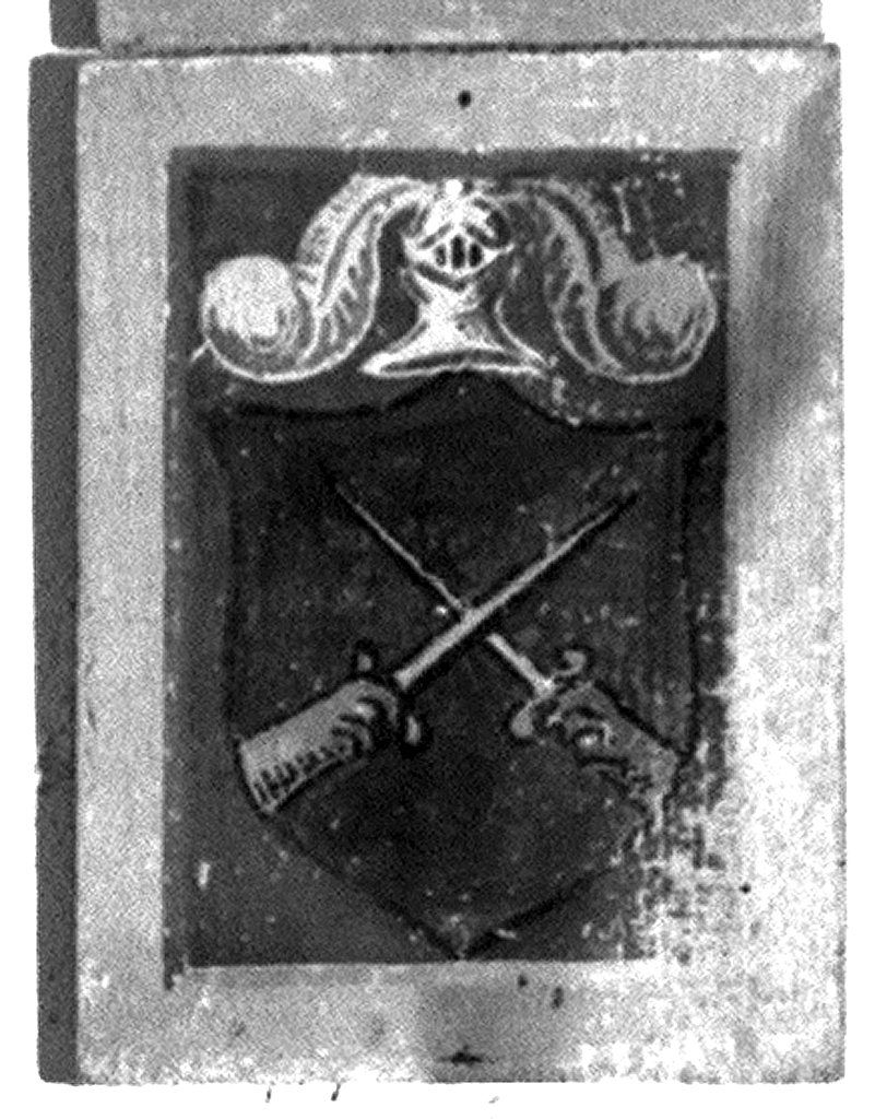 stemma gentilizio (dipinto) - ambito senese (secc. XIX/ XX)