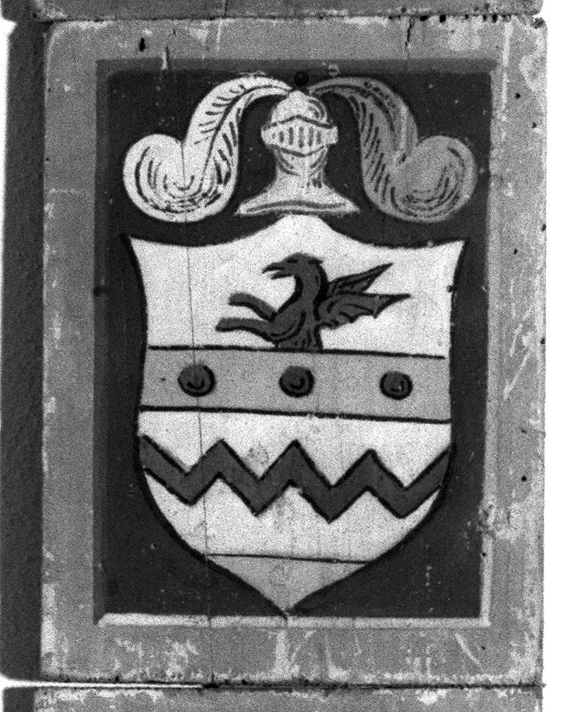 stemma gentilizio (dipinto) - ambito senese (secc. XIX/ XX)