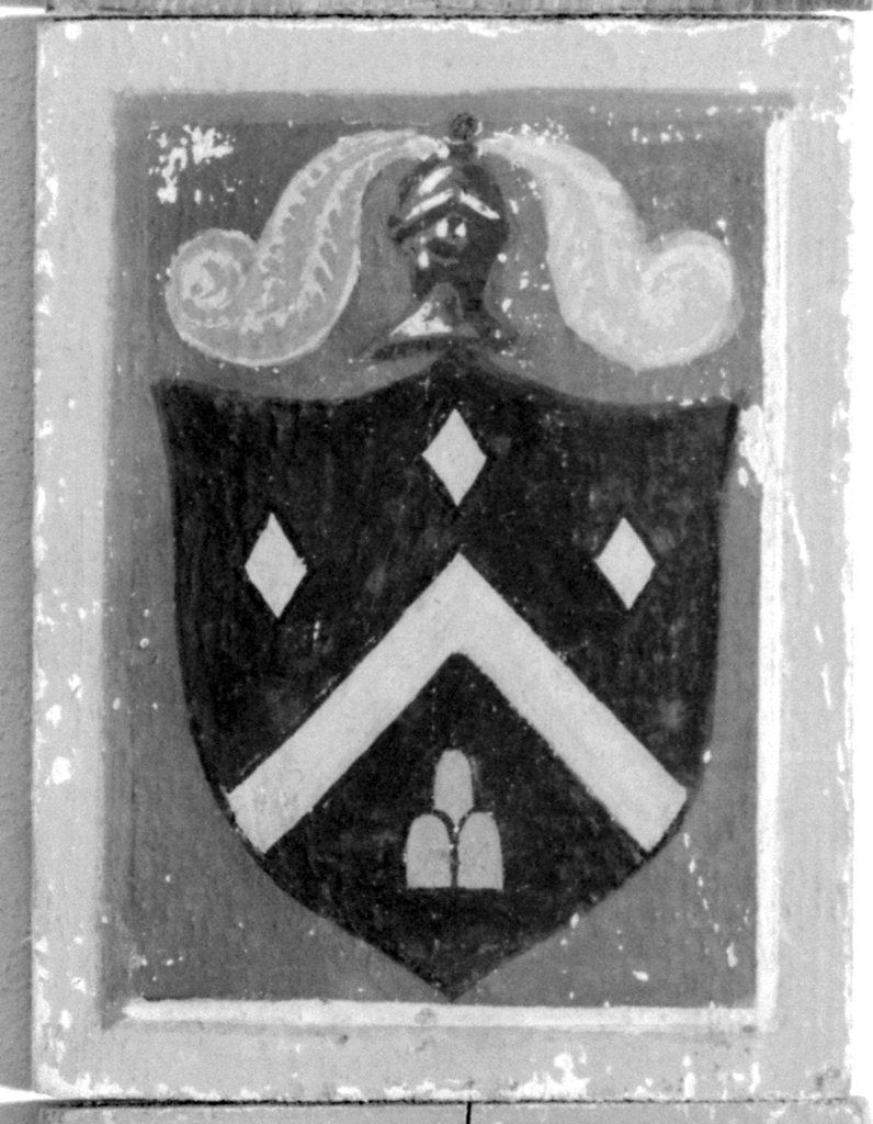 stemma gentilizio (dipinto) - ambito senese (secc. XIX/ XX)