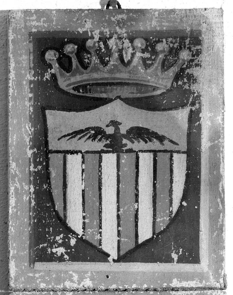 stemma gentilizio della famiglia Bulgarini (dipinto) - ambito senese (secc. XIX/ XX)