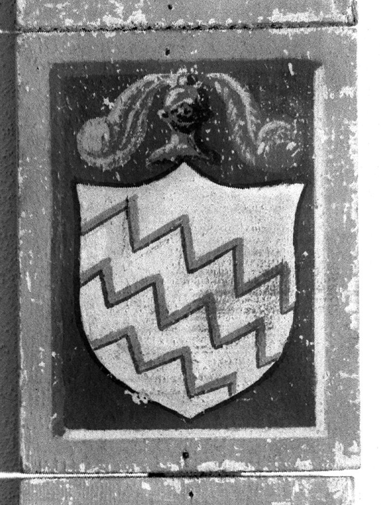 stemma gentilizio (dipinto) - ambito senese (secc. XIX/ XX)