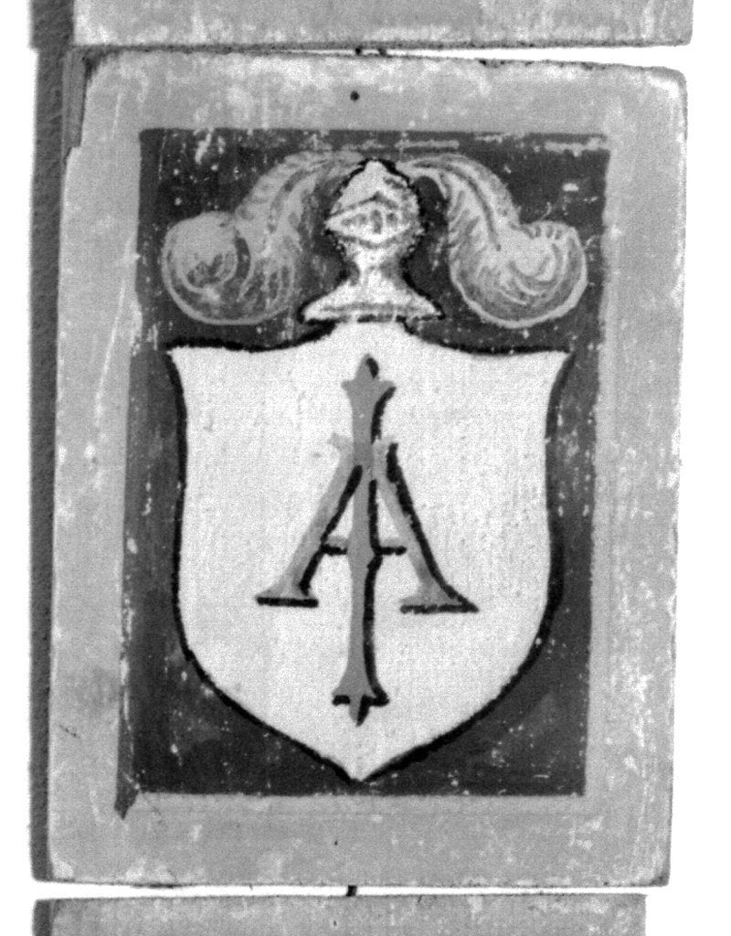 stemma gentilizio di Alfredo Inconditi (dipinto) - ambito senese (secc. XIX/ XX)