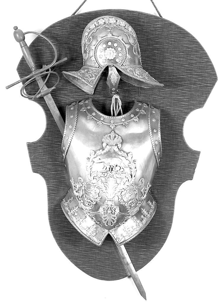 stemma della contrada della Lupa (montura - da duce, elemento d'insieme) di Ceccherelli Gaetano, Sagrestani Giovanni Camillo, Ciabattini, Franci, Corsi Cesare (sec. XX)