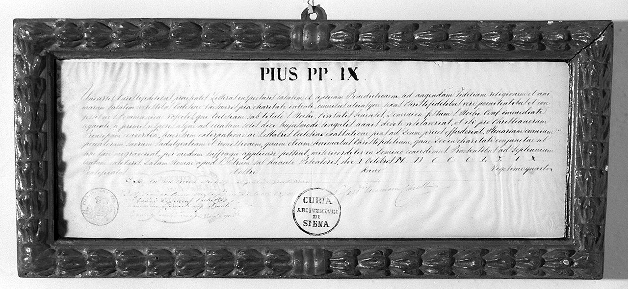 cornice - bottega senese (sec. XIX)