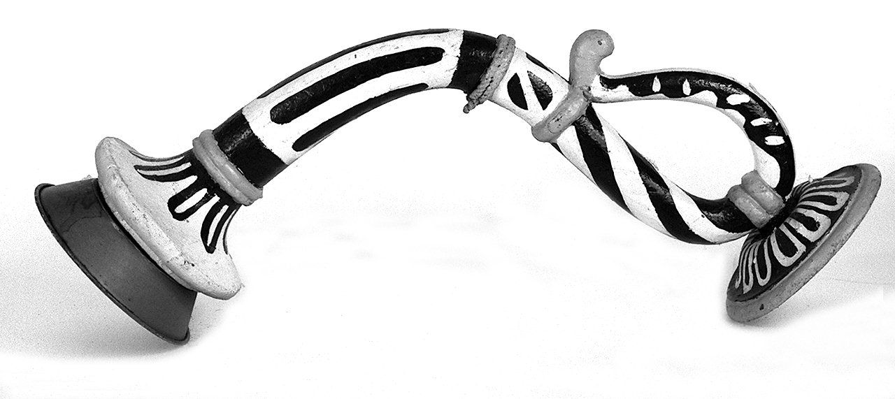 candeliere da parete, serie - produzione senese (prima metà sec. XX)