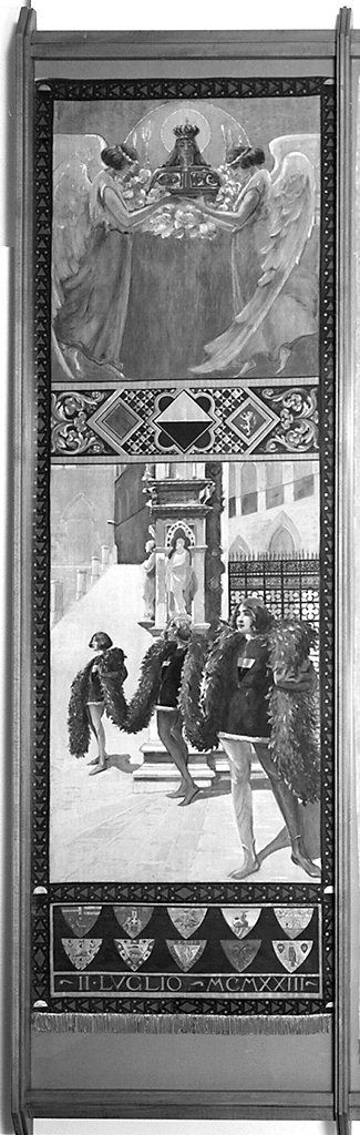 Madonna di Provenzano (palio) di Rofi Dino (sec. XX)