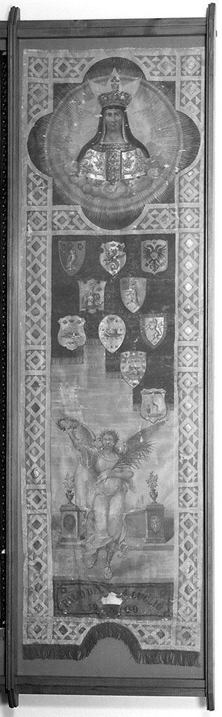 Madonna di Provenzano (palio) di Merlini Carlo (sec. XX)