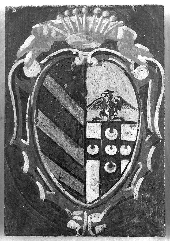 stemma gentilizio (dipinto) - ambito senese (primo quarto sec. XX)