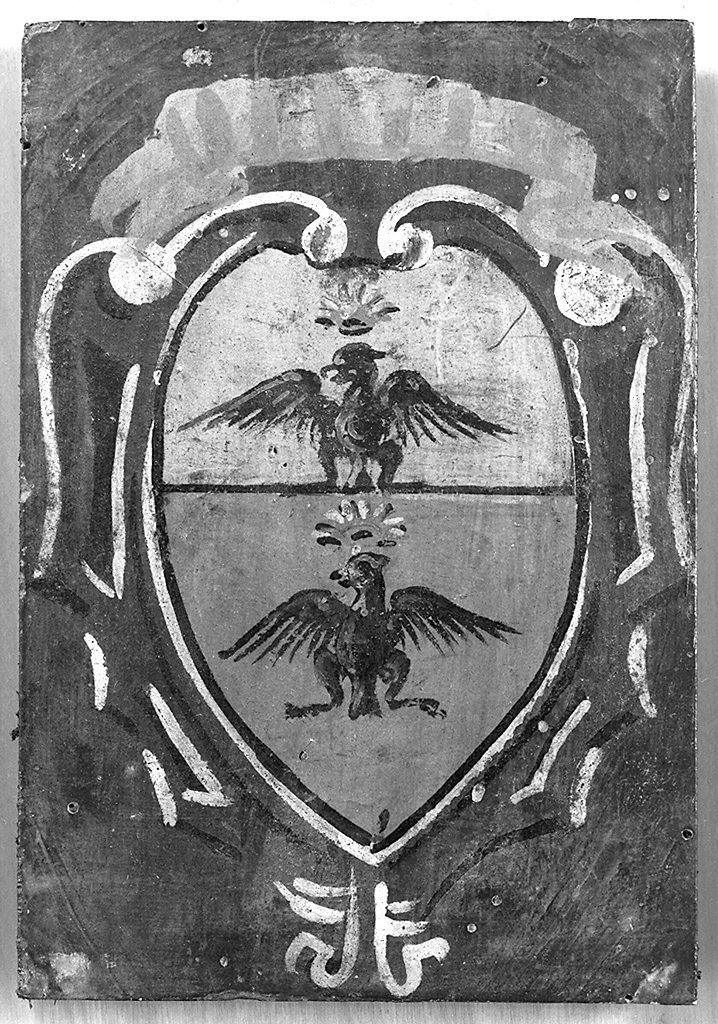 stemma gentilizio (dipinto) - ambito senese (primo quarto sec. XX)