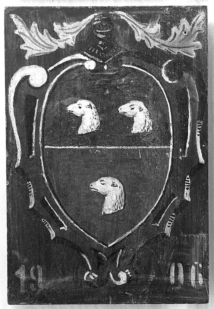 stemma gentilizio (dipinto) - ambito senese (sec. XX)