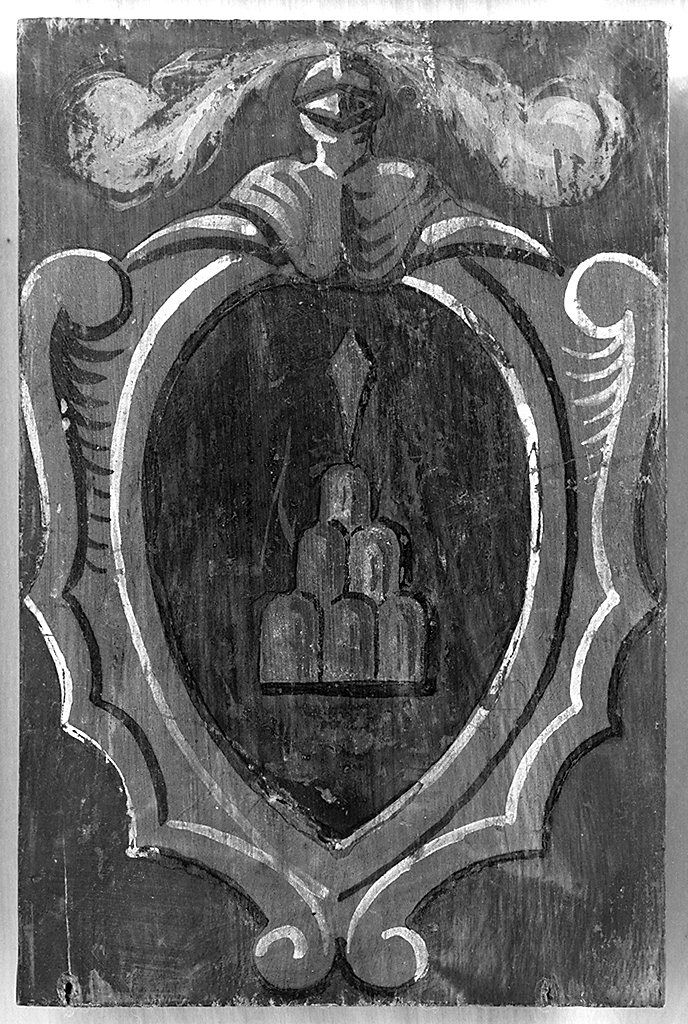 stemma gentilizio (dipinto) - ambito senese (primo quarto sec. XX)