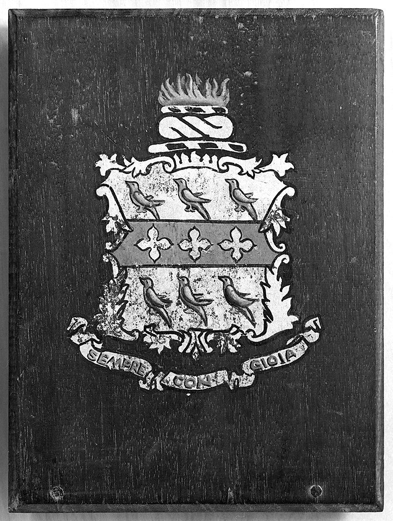 stemma gentilizio (dipinto) - ambito senese (primo quarto sec. XX)