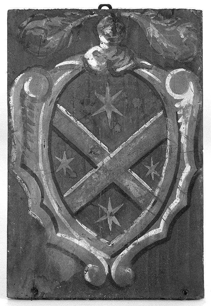 stemma gentilizio di Antonio Pippi (dipinto) - ambito senese (primo quarto sec. XX)