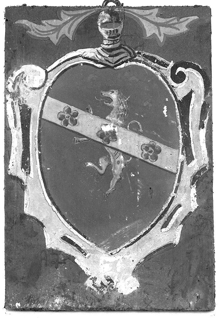 stemma gentilizio di Lido Bonelli (dipinto) - ambito senese (primo quarto sec. XX)