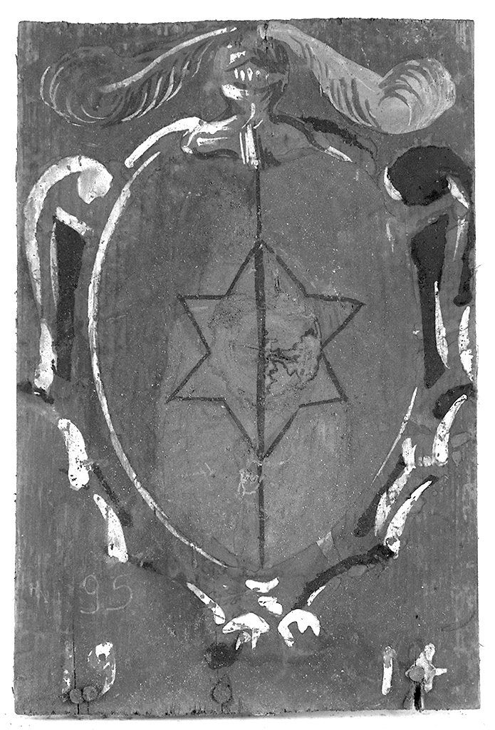 stemma gentilizio (dipinto) - ambito senese (sec. XX)