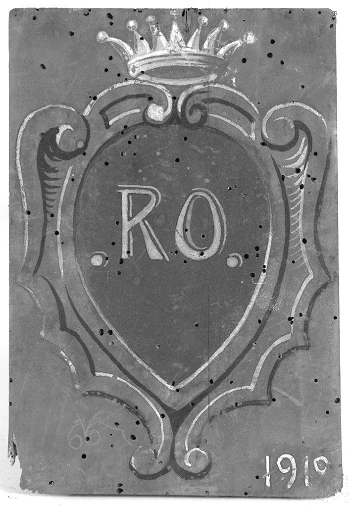 stemma gentilizio di Oretta Ridolfi (dipinto, elemento d'insieme) - ambito senese (sec. XX)