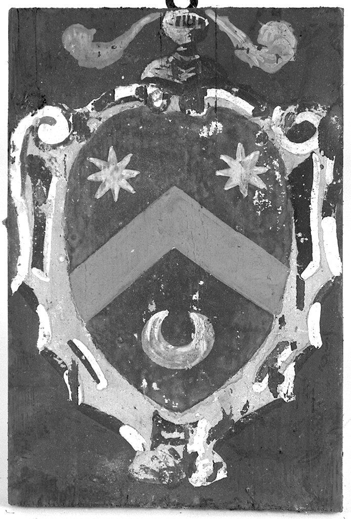 stemma gentilizio di Romenio Galardi (dipinto, elemento d'insieme) - ambito senese (primo quarto sec. XX)