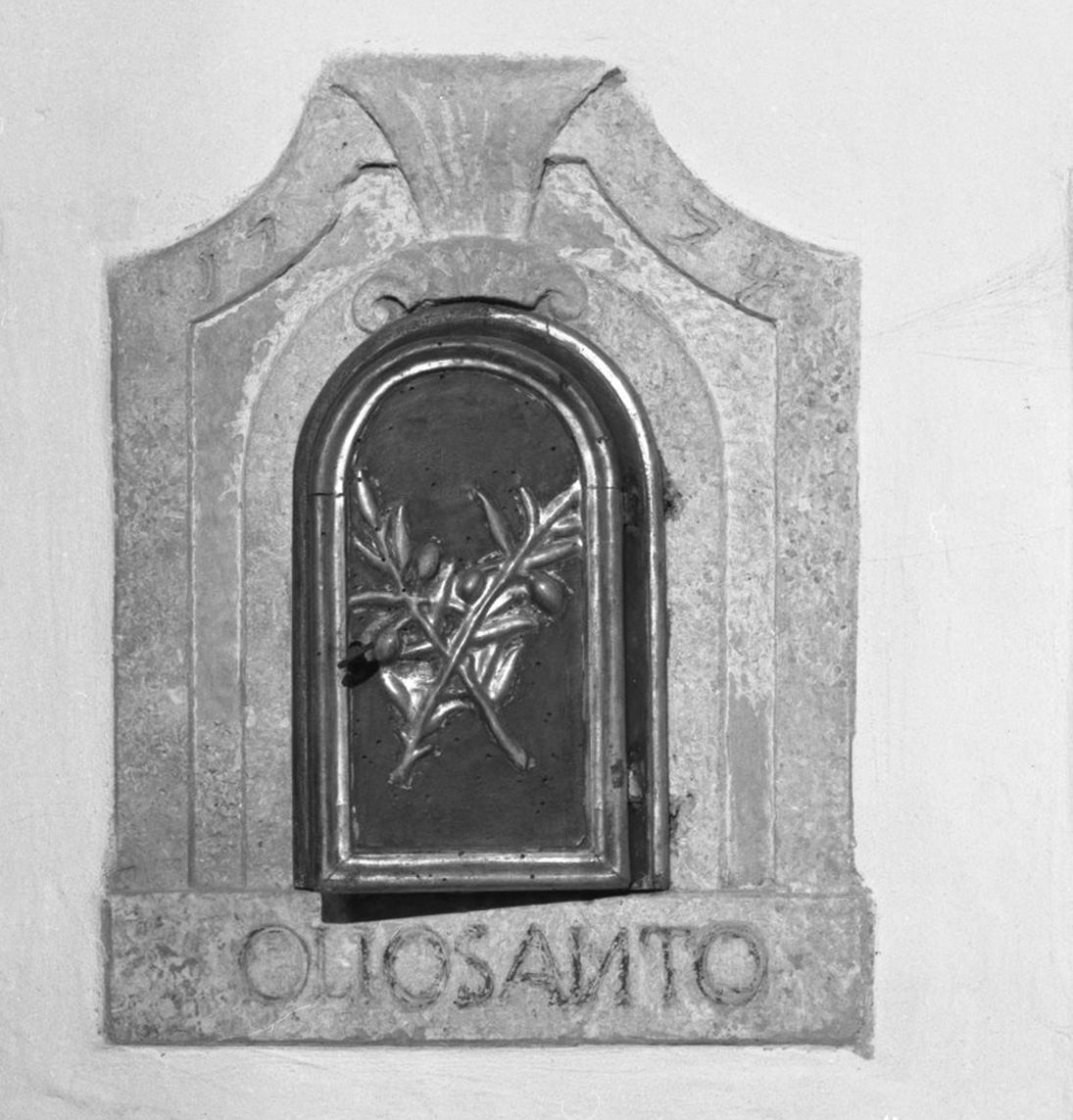 armadietto per oli santi - bottega romana (sec. XVIII)