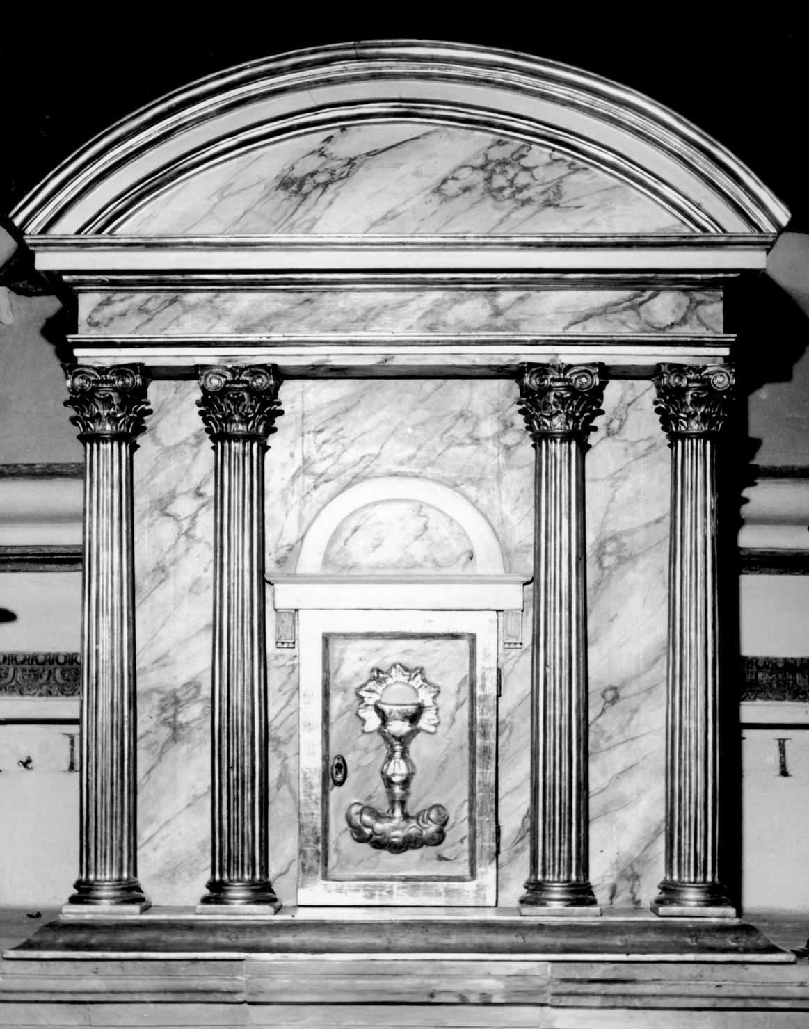 tabernacolo - a tempietto - bottega toscana (primo quarto sec. XVIII)