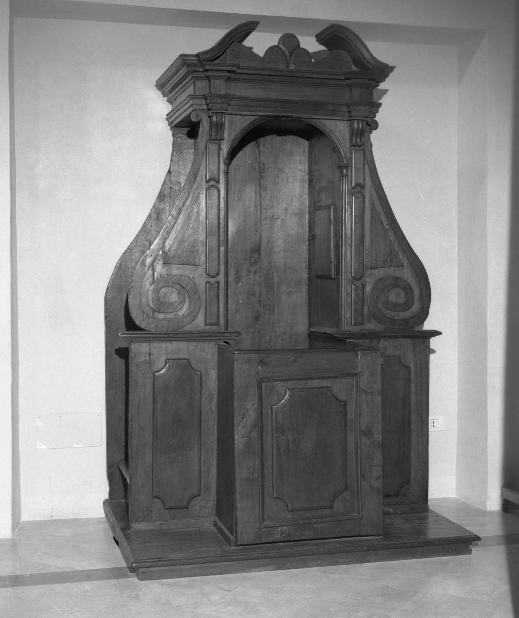 confessionale, serie - bottega toscana (sec. XVIII)
