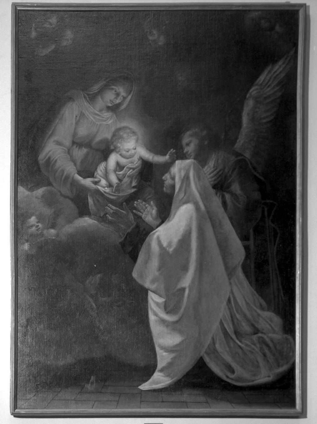 Santa Francesca Romana (dipinto, opera isolata) di Burbarini Deifebo (seconda metà sec. XVII)