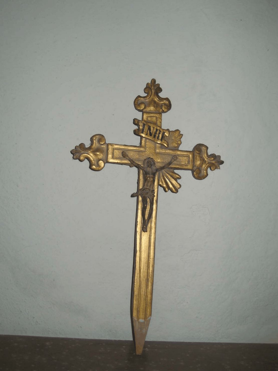 Cristo crocifisso (croce d'altare) - bottega senese (metà sec. XIX)