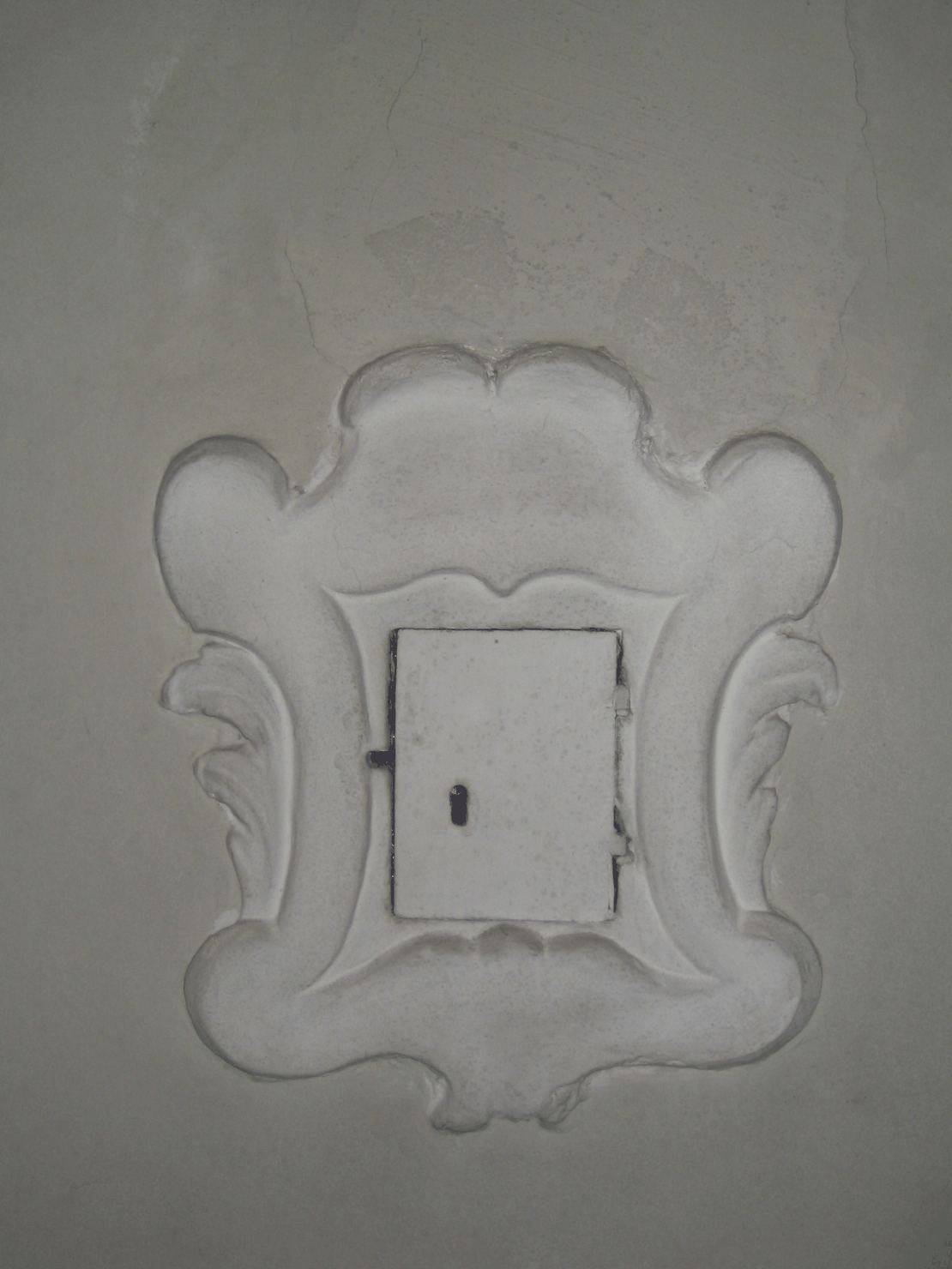 anta di armadietto per oli santi - bottega toscana (sec. XIX)